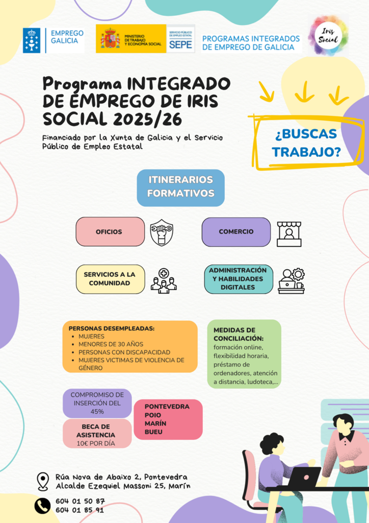 programa integrado de emprego de iris social 2025/26